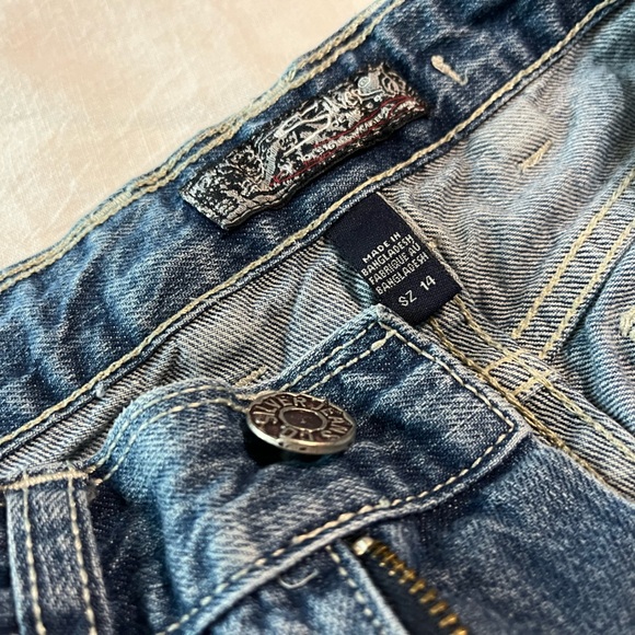 Navy blue women’s boot cut jeans - Picture 4 of 4